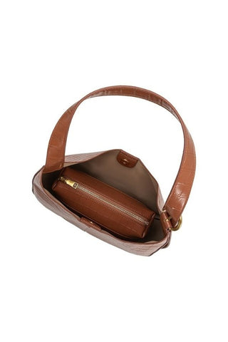 Stefanie Recycled Vegan Leather Tote - Camel