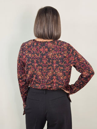 [Liverpool] Paulina Long Sleeve Pintuck Detail Top