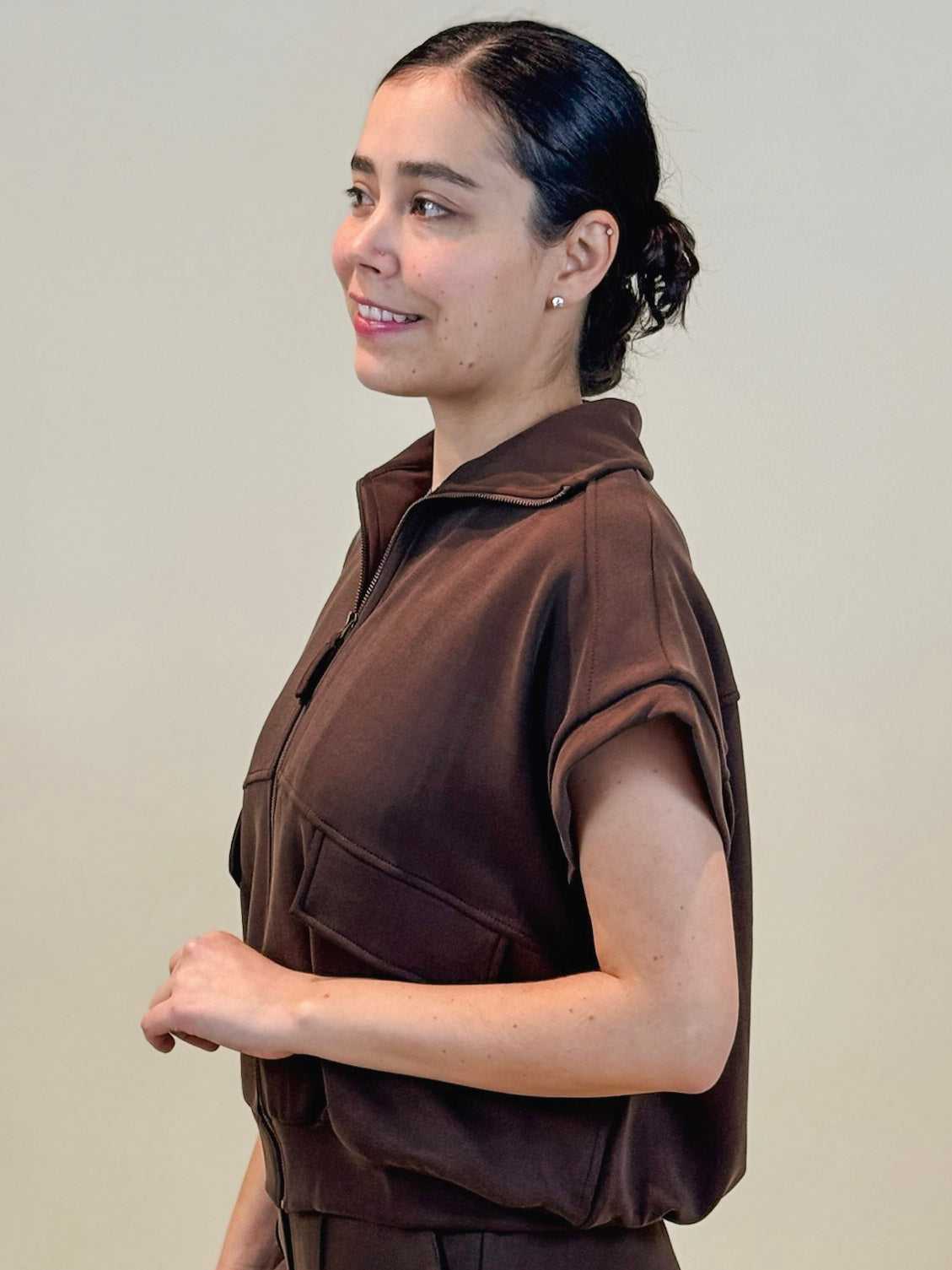 Penny Buttery Soft Short Sleeve Jacket