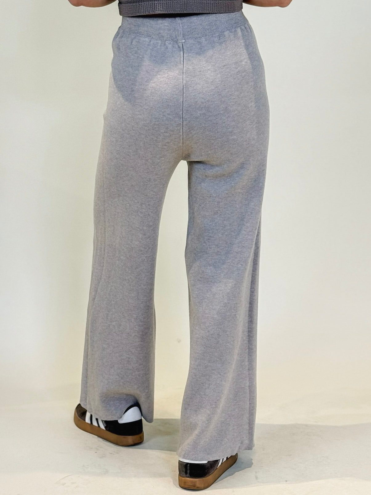 Lara Casual Wide Leg Knitted Pants