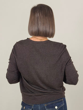 [Liverpool] Danice Drape Neck Hybrid Sweater