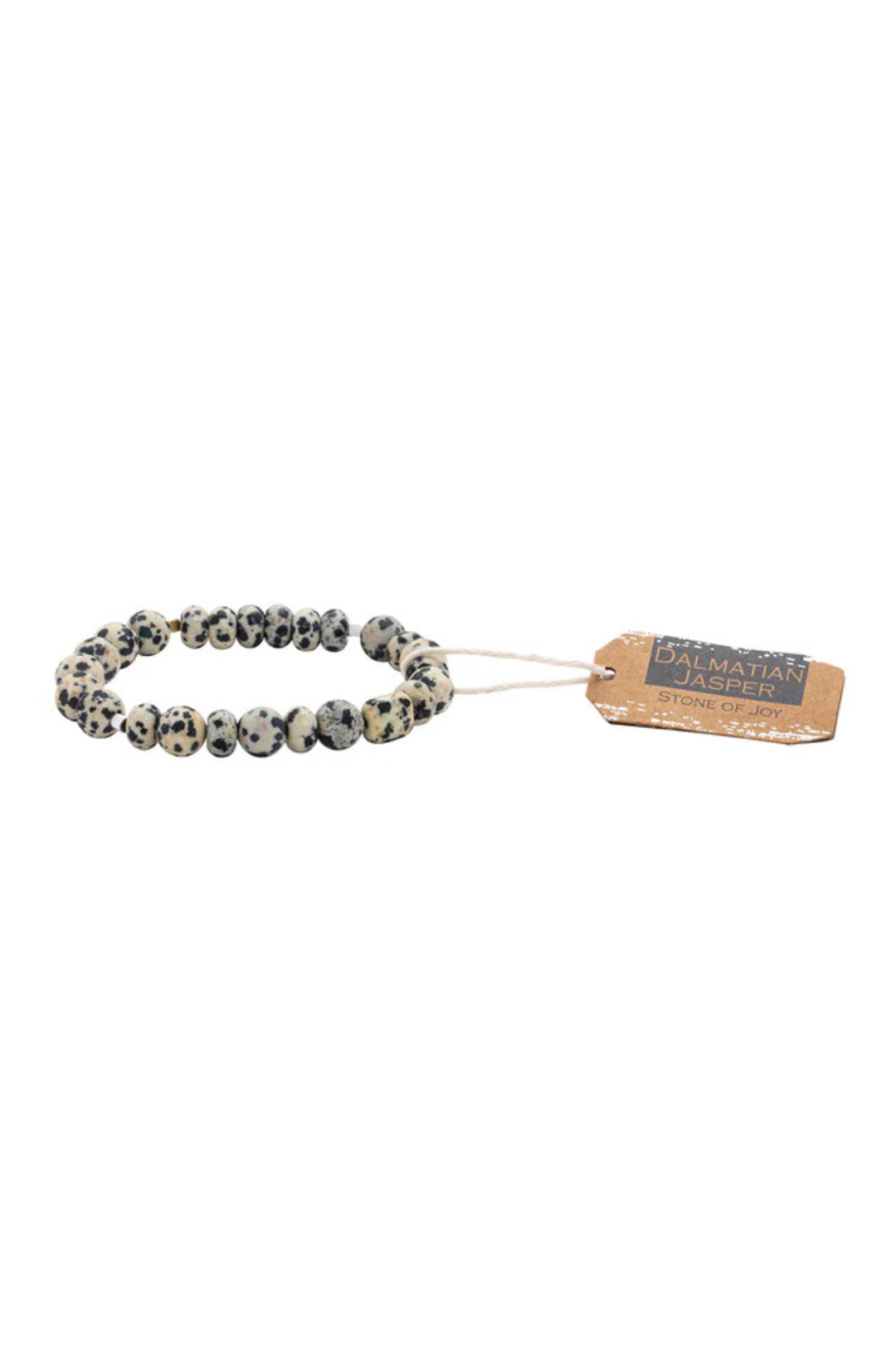 Stacking Stone Bracelet - Dalmatian Jasper