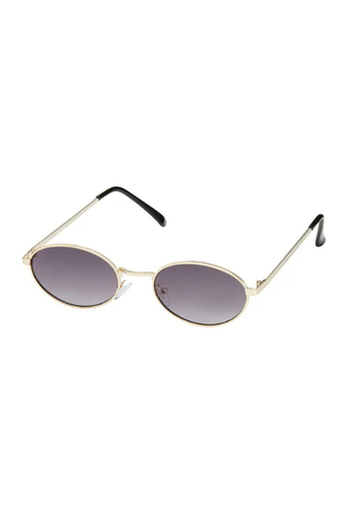 Boston Oval Sunnies - Gold/Gradient Smoke