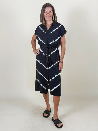 Dahlia Tie Dye Shirt Dress