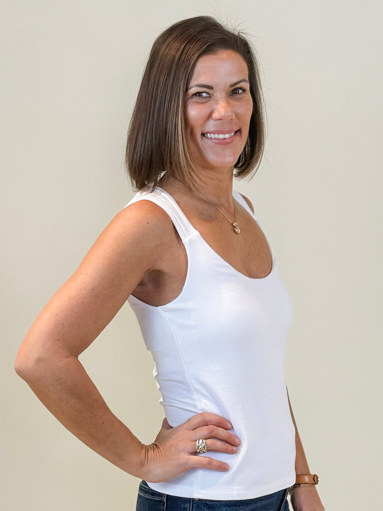 [Liverpool] Beth Sleeveless Built-In Bra Top