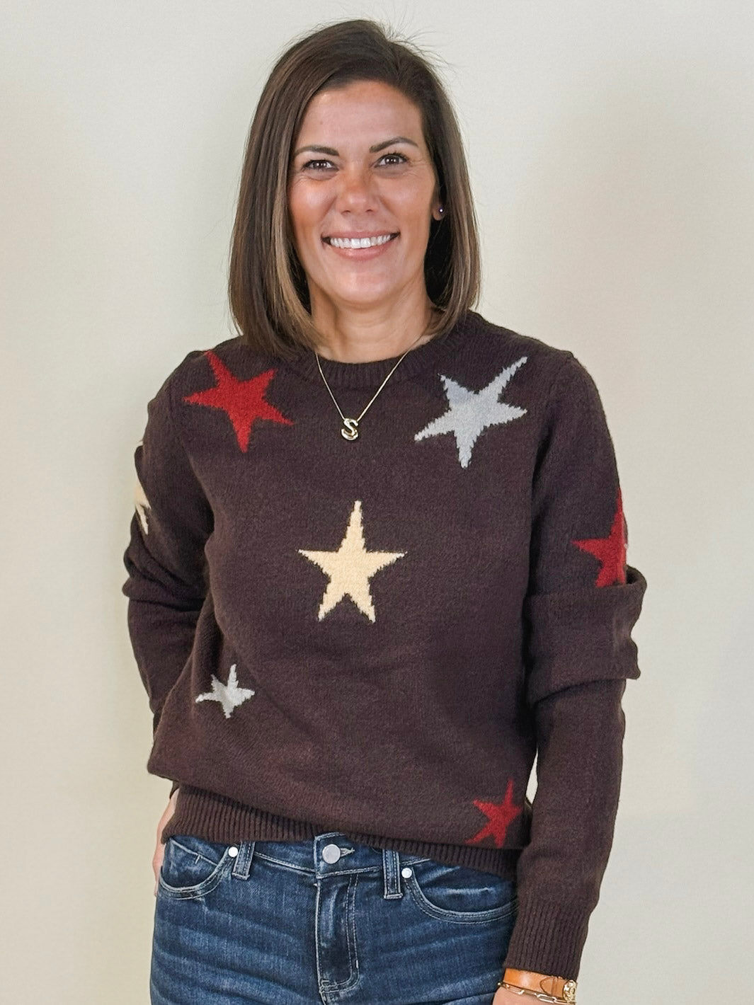 Star Intarsia Sweater