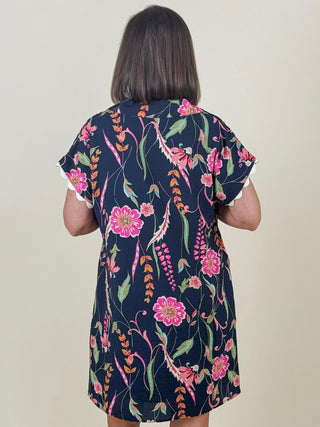 Fiona Short Sleeve Floral Dress