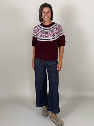 Skye Short Sleeve Ski Sweater