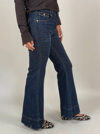 [Liverpool] Hannah Outlaw Flare Jeans, 30" Inseam