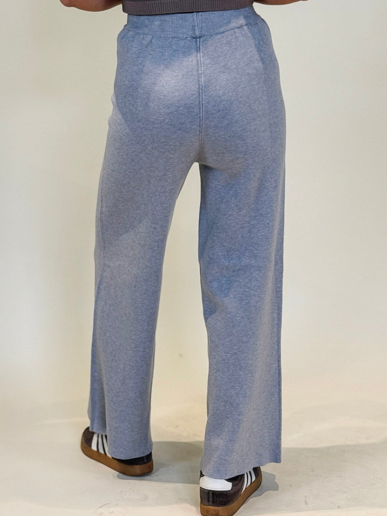 Lara Casual Wide Leg Knitted Pants