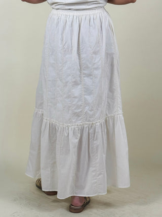 [Liverpool] Katie Tiered Pull-On Maxi Skirt