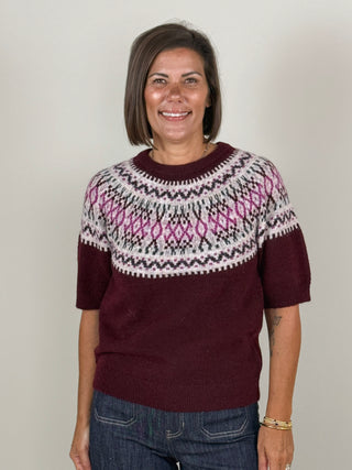 Skye Short Sleeve Ski Sweater