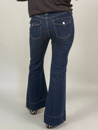 [Liverpool] Hannah Outlaw Flare Jeans, 30" Inseam