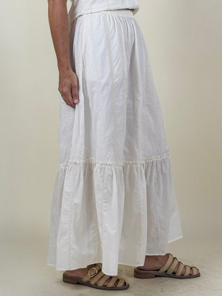 [Liverpool] Katie Tiered Pull-On Maxi Skirt