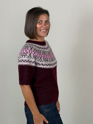 Skye Short Sleeve Ski Sweater