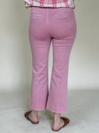 Bethie Bow Patch Pocket Twill Pants
