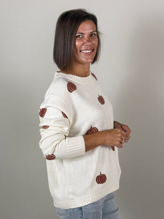 Pamela Pumpkin Sweater