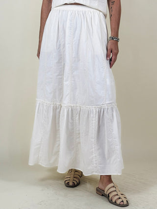 [Liverpool] Katie Tiered Pull-On Maxi Skirt