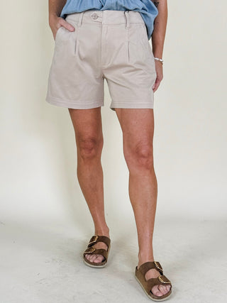 [Liverpool] Danielle Pleated Trouser Shorts, 5" Inseam