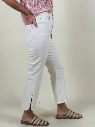 [Liverpool] Hannah High Rise Crop Flare with Tulip Hem, 25.5" Inseam