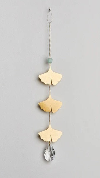 Suncatcher - Botanical Leaf/Amazonite