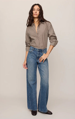 [Z Supply] On Duty Gingham Button Up Top