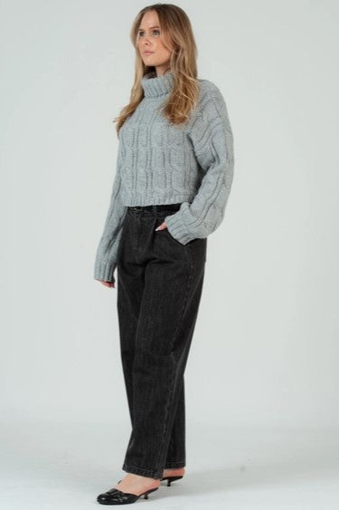 Emilie Oversized Turtleneck Sweater