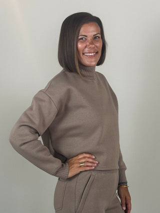 Felicia Mock Neck Top