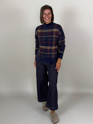 Piper Plaid Jacquard Sweater