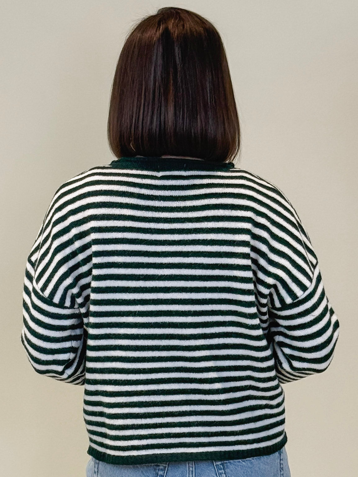 Piper Striped Henley Pullover