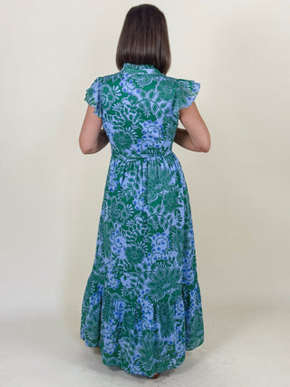 Riah Button Down Maxi Dress