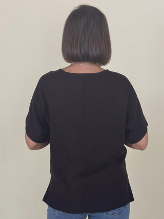 [Liverpool] Dolly Dolman Sleeve Step Hem Sweater