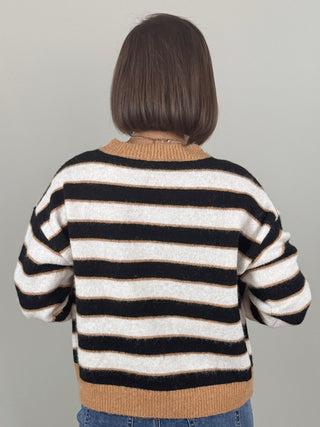 Cailin Striped Pullover Sweater
