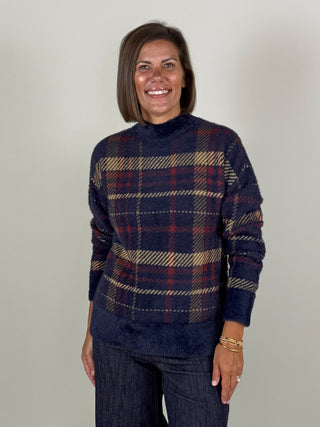 Piper Plaid Jacquard Sweater