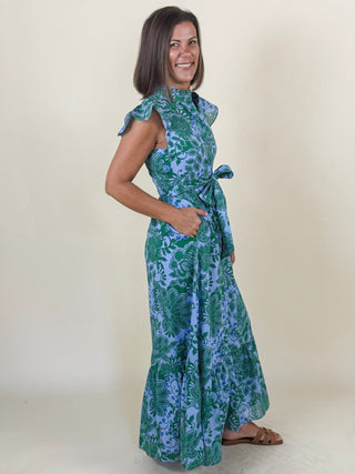 Riah Button Down Maxi Dress