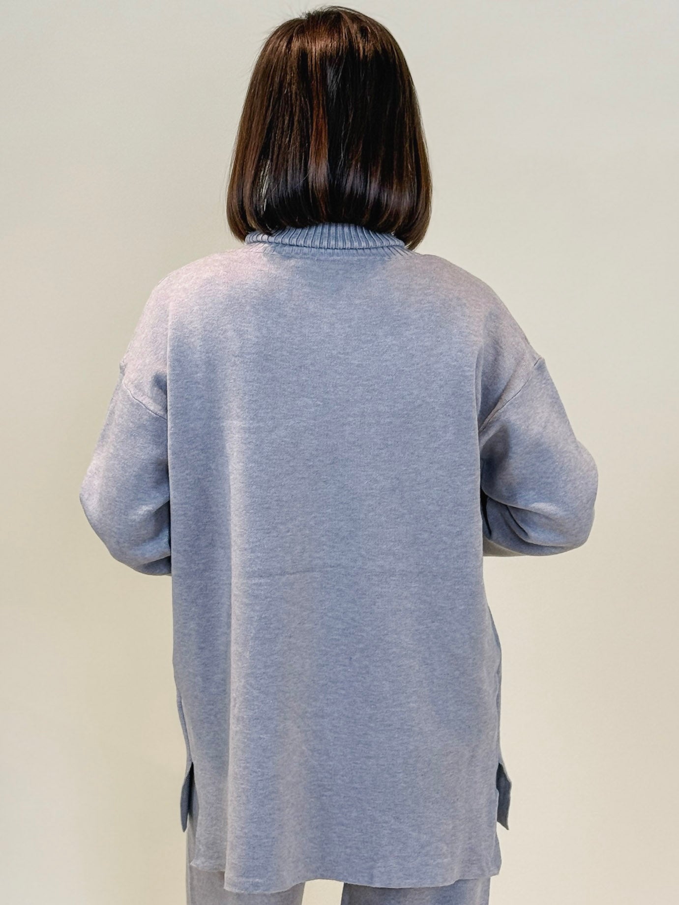 Tracy Casual Turtleneck Long Sweater