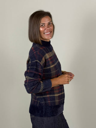 Piper Plaid Jacquard Sweater