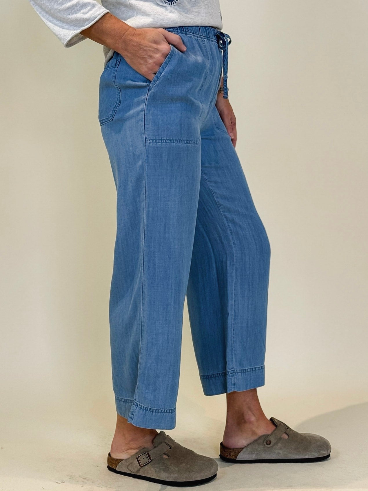 Tania Tencel Wide Leg Pants