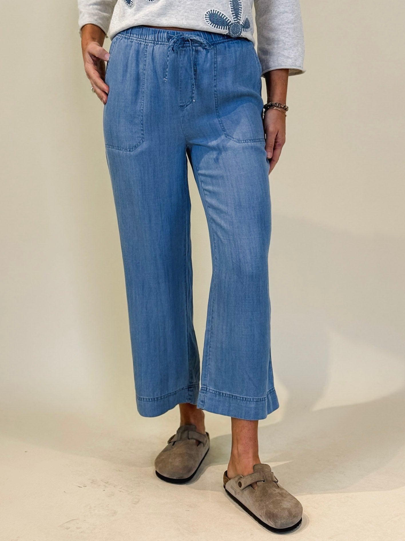 Tania Tencel Wide Leg Pants