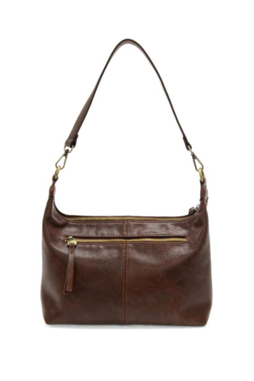 Danna Top Zip Crossbody - Hickory
