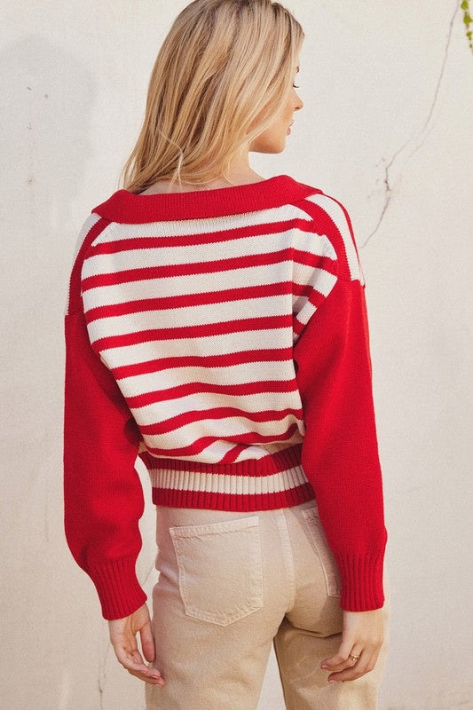 Malena Collared Sweater