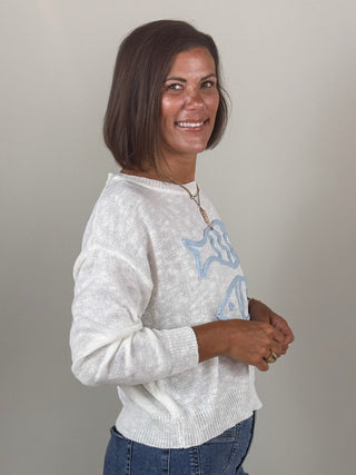 Double Fish Knit Pullover