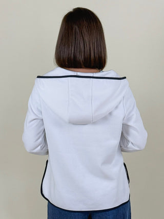Hayley Half Zip Interlock Hoodie