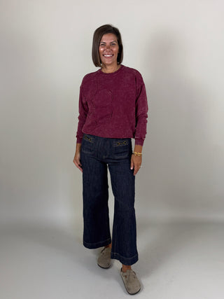 Liza Cropped Denim Pants