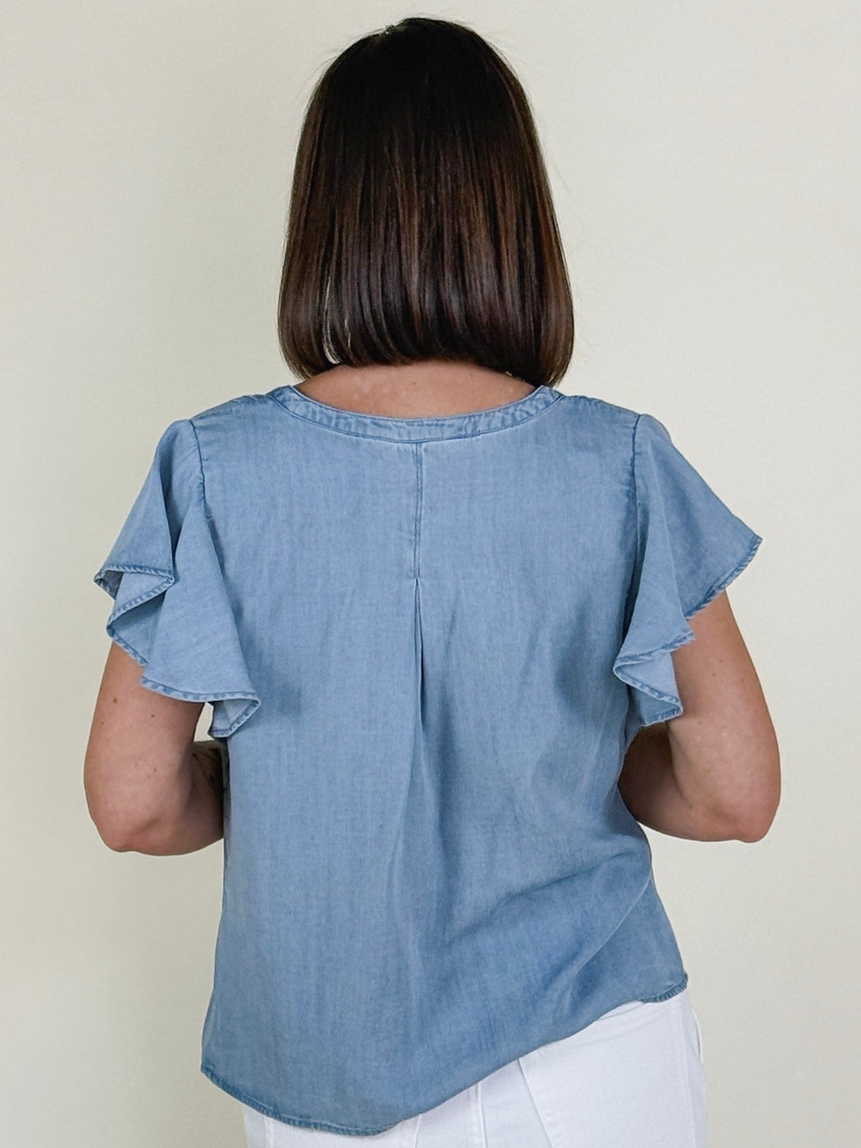 [Liverpool] Rae Flutter Sleeve Blouse