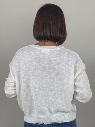 Double Fish Knit Pullover