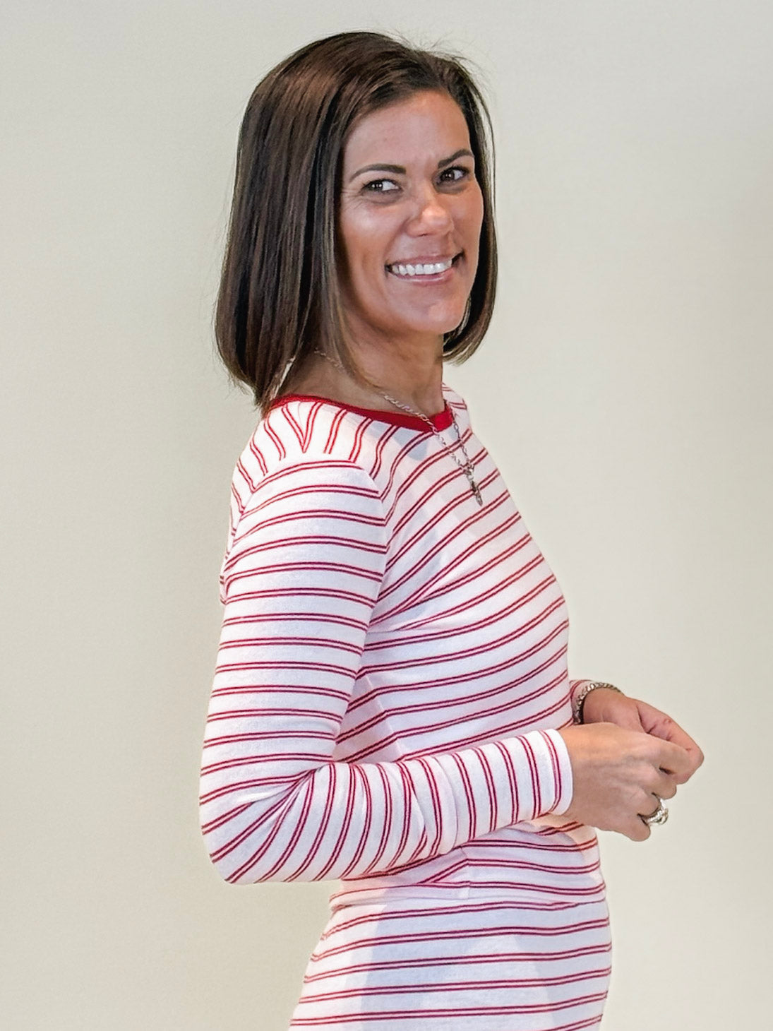 [Z Supply] Night in Stripes Long Sleeve Top