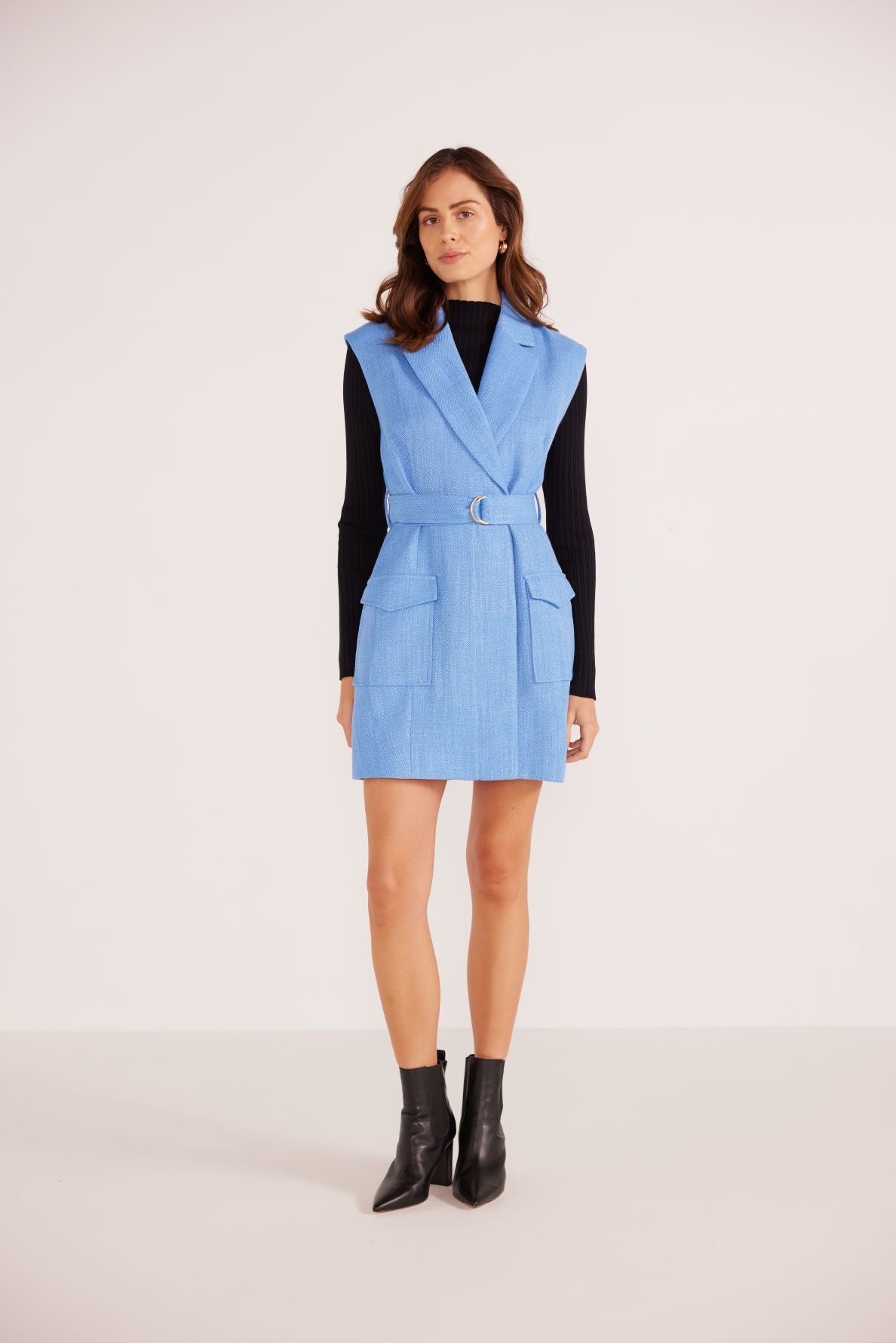 Lucy Belted Blazer Mini Dress