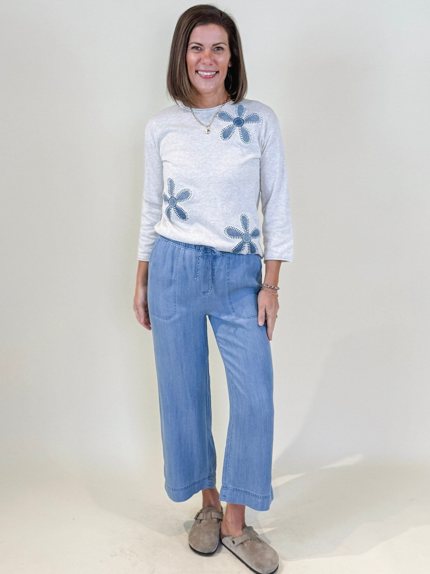 Tania Tencel Wide Leg Pants