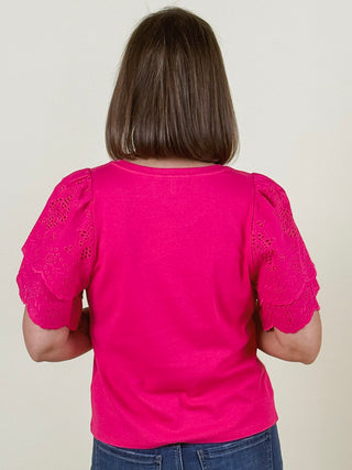 [Liverpool] Molly Knit-to-Woven Top